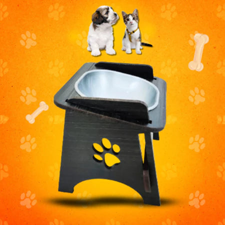 Comedouro Elevado Ergonômico para Pets - Conforto e Estilo | Caprioli