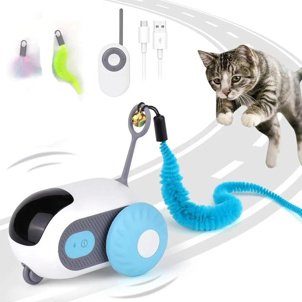 Brinquedo Interativo para Gatos - Diversão Inteligente e Recarga Rápida | Caprioli
