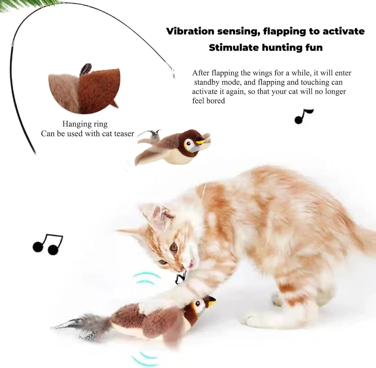 Brinquedo Interativo Elétrico para Gatos com Catnip | Caprioli