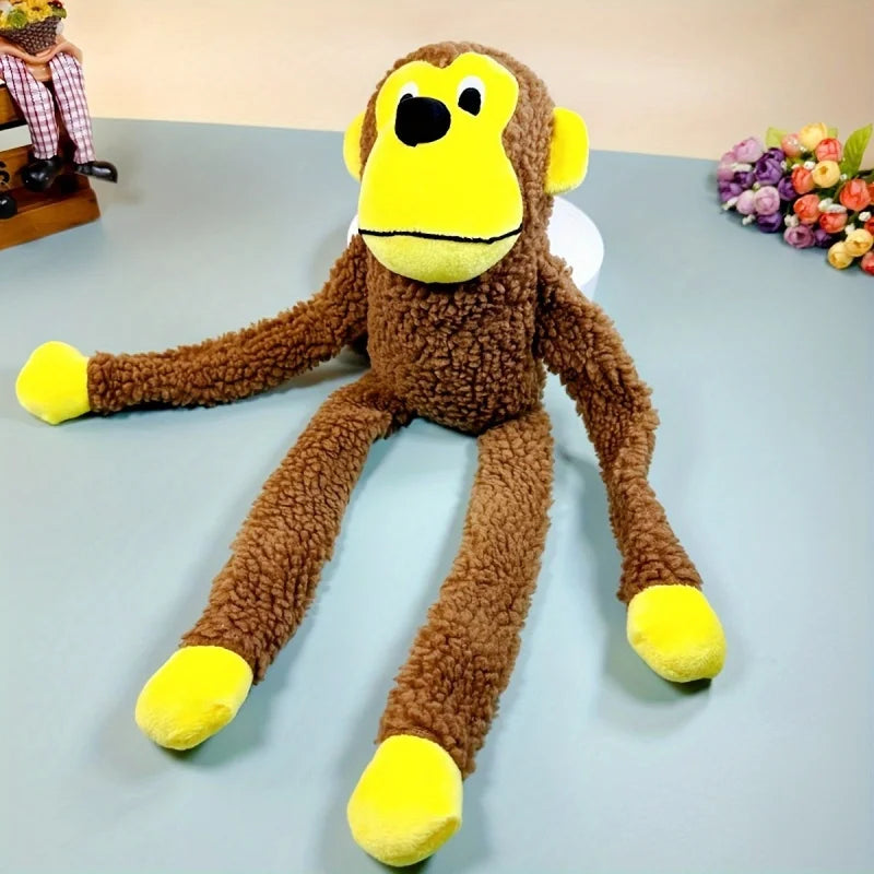 Brinquedo Macaco Estridente para Cães Médios - Diversão Sofisticada | Caprioli