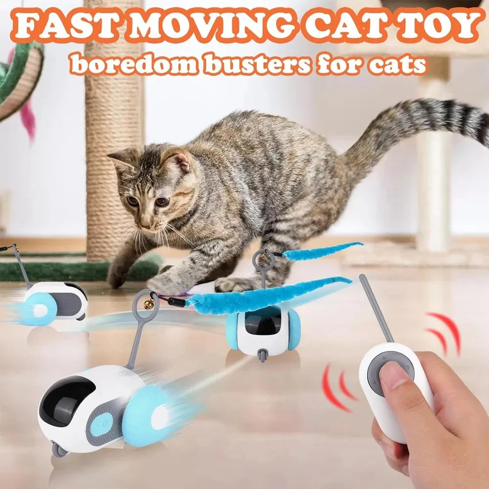 Brinquedo Interativo para Gatos - Diversão Inteligente e Recarga Rápida | Caprioli