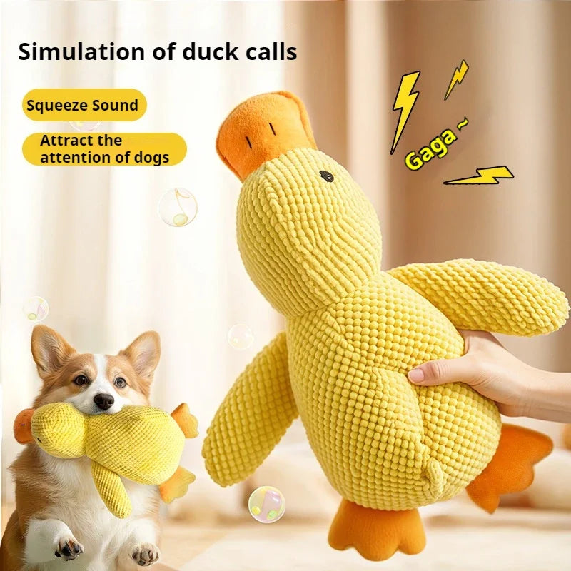 Brinquedo de pelúcia pato para cães - Conforto e diversão | Caprioli