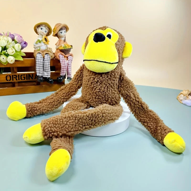 Brinquedo Macaco Estridente para Cães Médios - Diversão Sofisticada | Caprioli