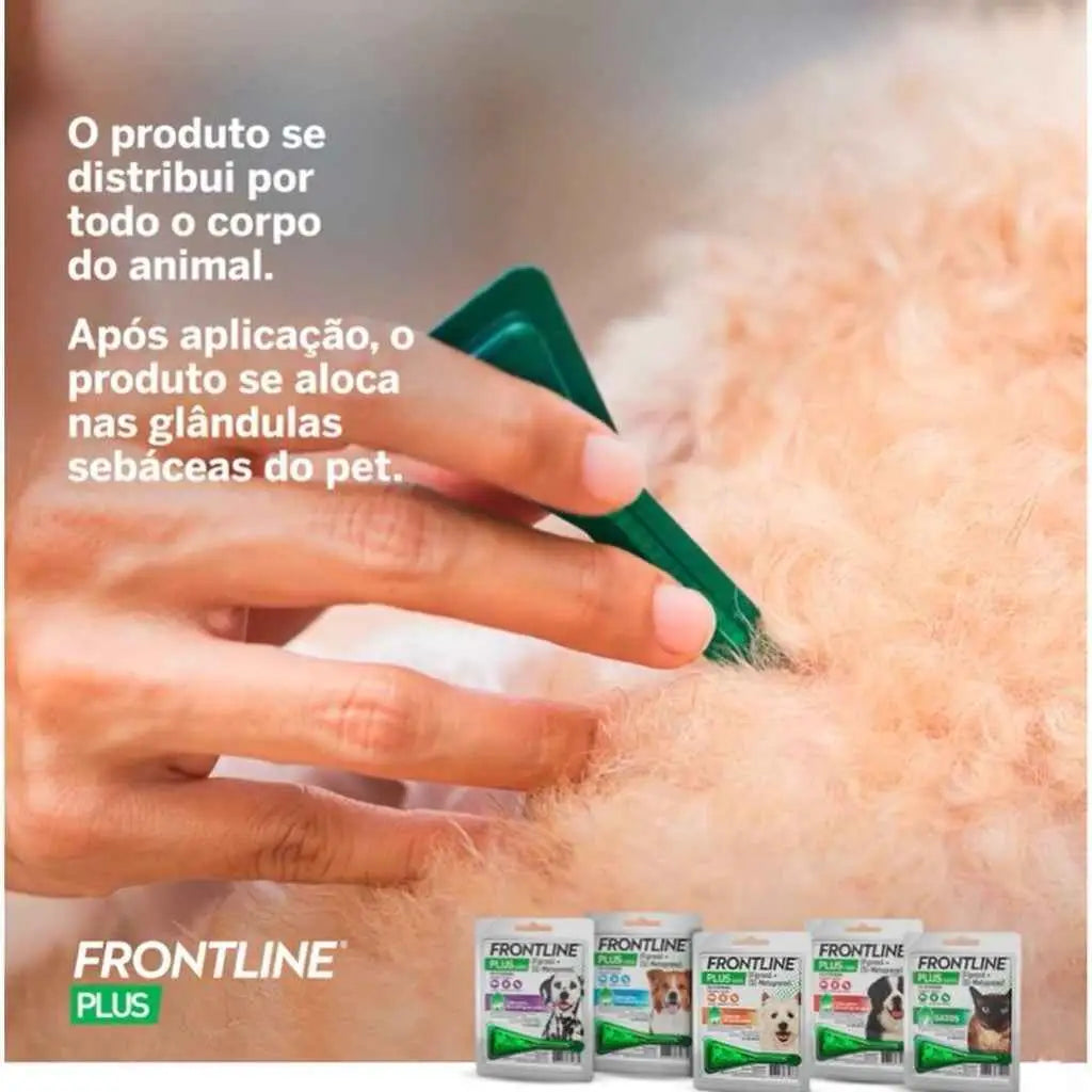 Antipulgas Frontline Plus para Cães GG 40 60kg Proteção Rápida e Eficaz | Caprioli Shop antipulgas cachorro