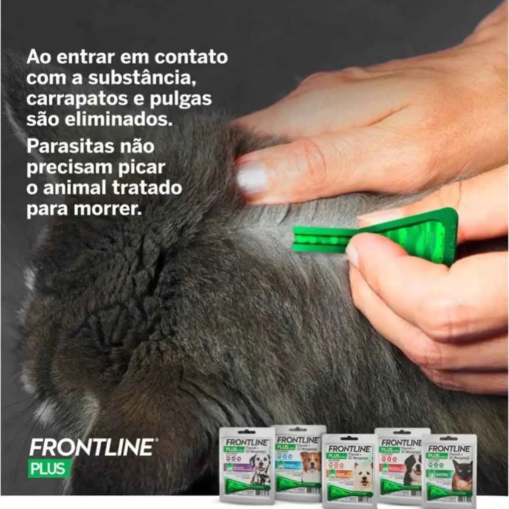 Antipulgas Frontline Plus para Cães GG 40 60kg Proteção Rápida e Eficaz | Caprioli Shop antipulgas cachorro