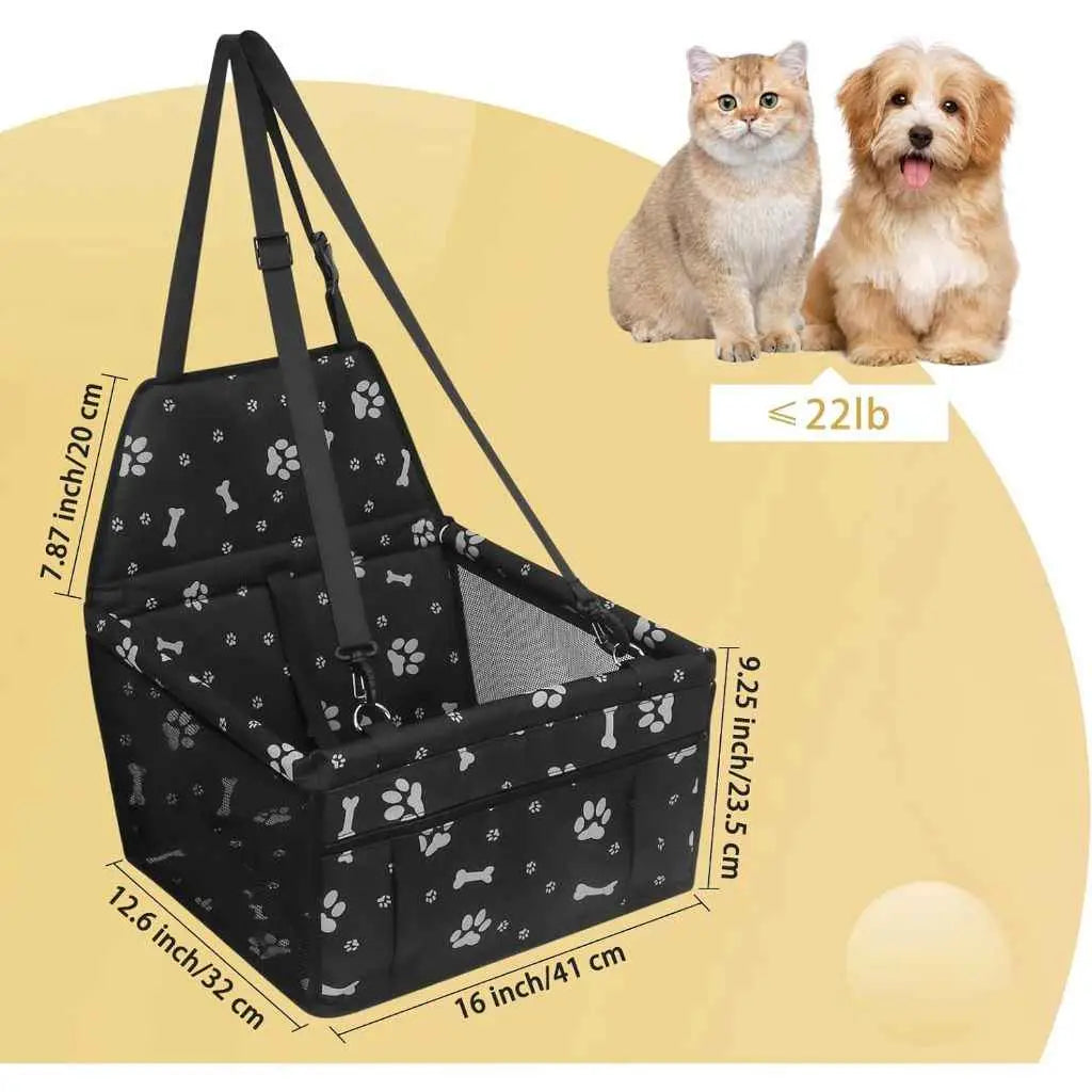 Assento Pet Booster para Carro Conforto e Segurança | Caprioli Shop Caixa de Transporte cachorro