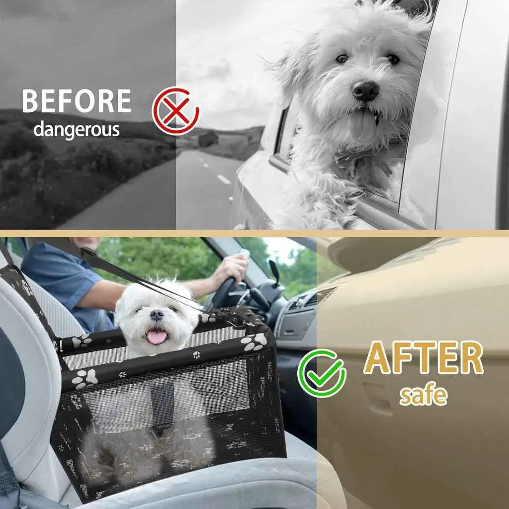 Assento Pet Booster para Carro Conforto e Segurança | Caprioli Shop Caixa de Transporte cachorro