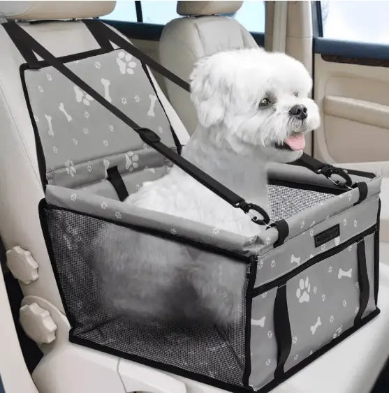Assento Pet Booster para Carro Conforto e Segurança | Caprioli Shop Caixa de Transporte cachorro Padrão Cinza