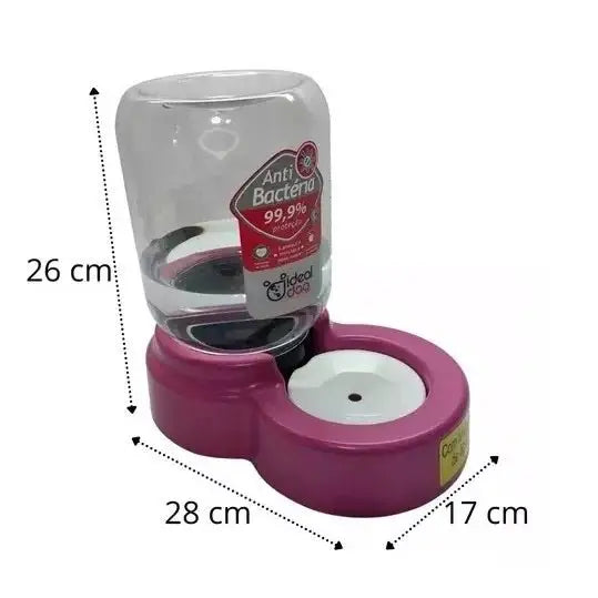 Bebedouro Automático 3L com Limitador Antibactéria | Caprioli Shop bebedouro para cachorro