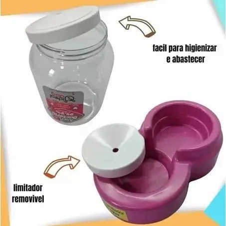 Bebedouro Automático 3L com Limitador Antibactéria | Caprioli Shop bebedouro para cachorro