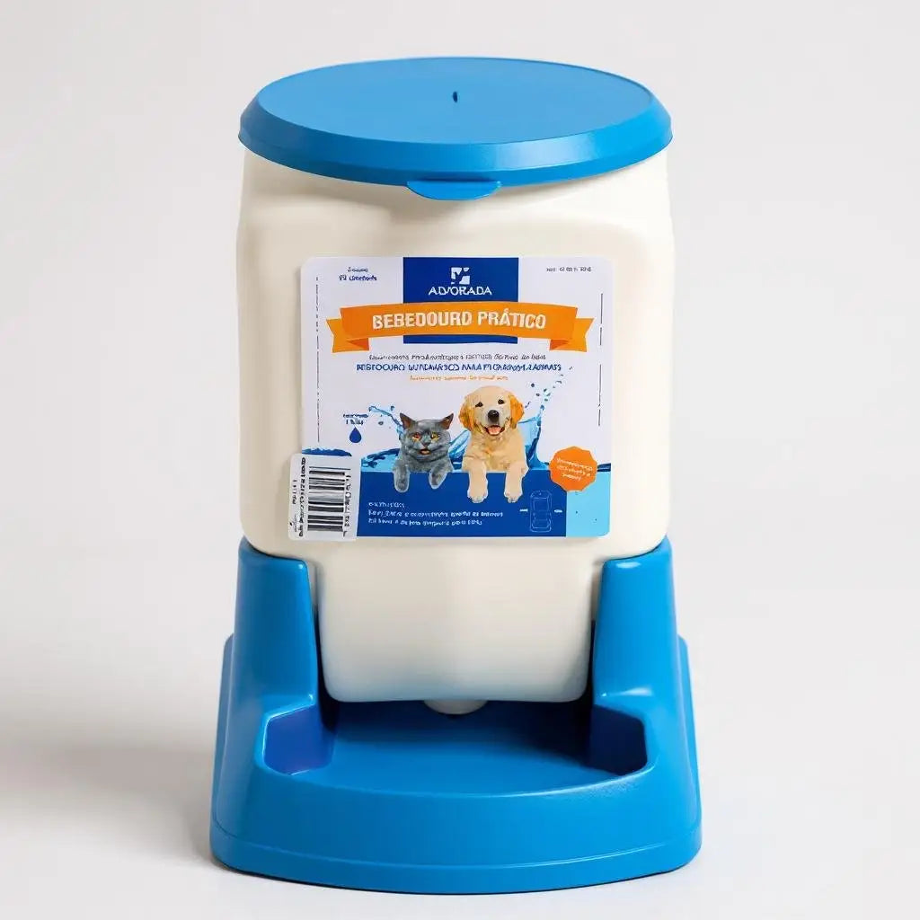 Bebedouro Automático 3L para Pets Praticidade e Estilo | Caprioli Shop bebedouro cachorro Azul