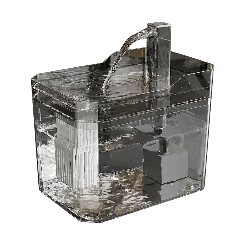 Bebedouro Automático Silencioso para Gatos Água Fresca e Pura | Caprioli Shop bebedouro gato Transparently