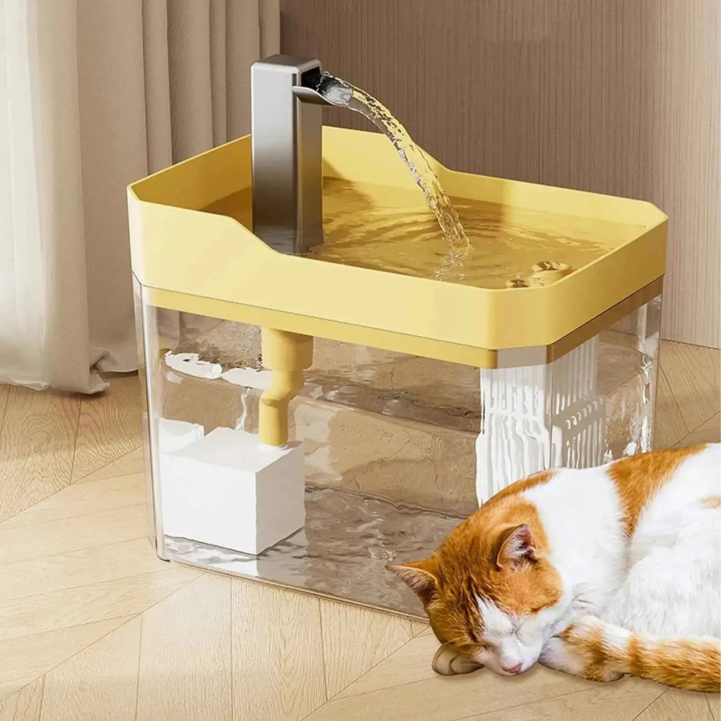 Bebedouro Automático Silencioso para Gatos Água Fresca e Pura | Caprioli Shop bebedouro gato