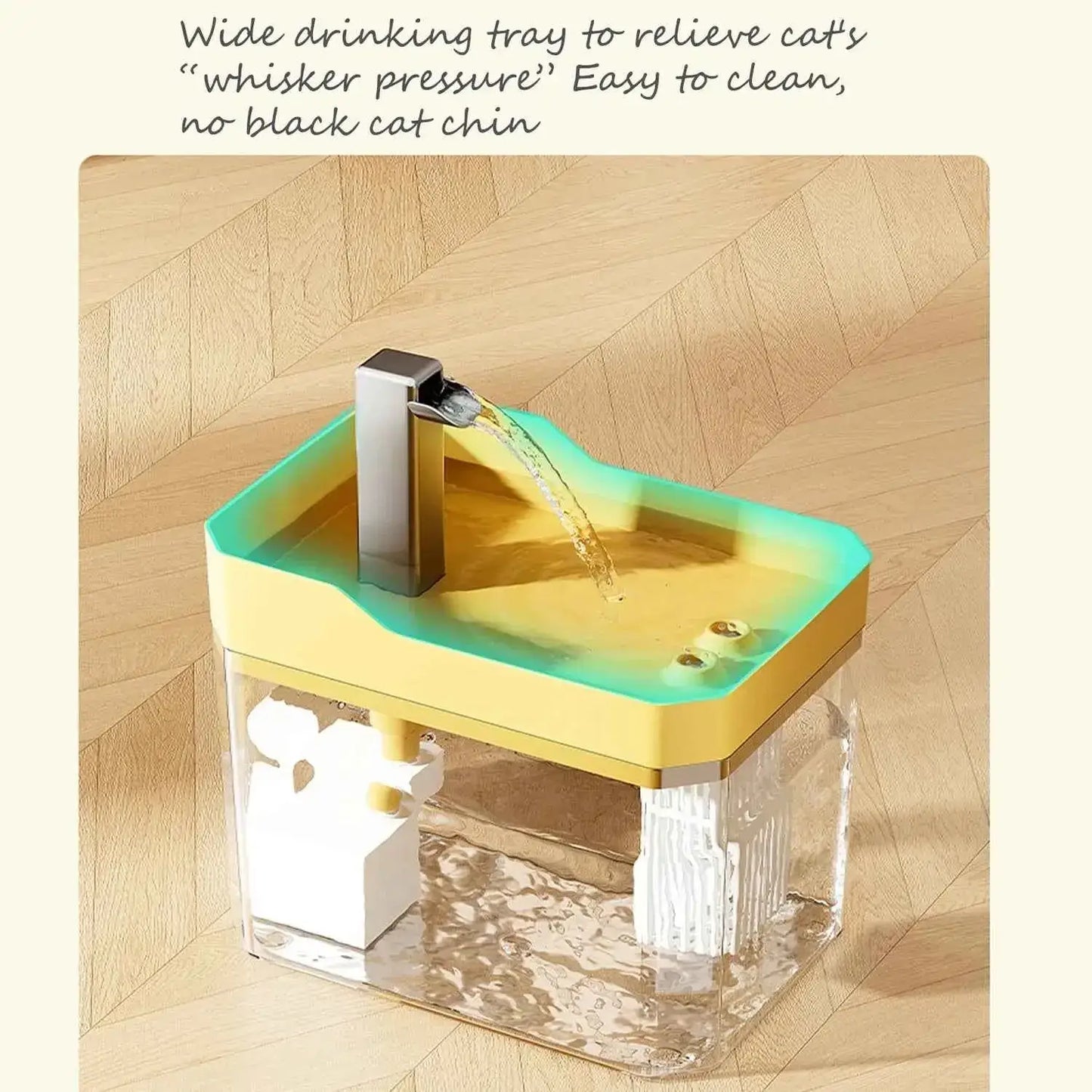 Bebedouro Automático Silencioso para Gatos Água Fresca e Pura | Caprioli Shop bebedouro gato