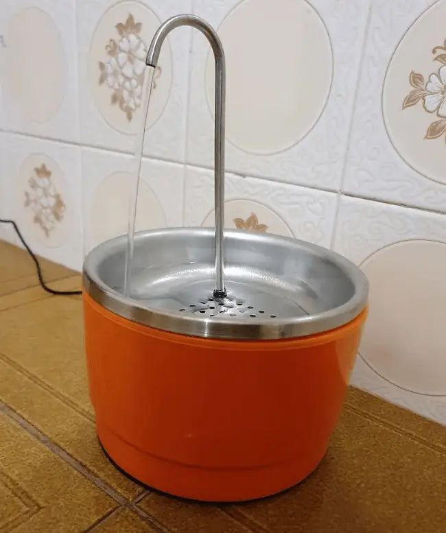 Bebedouro fonte Inox para Pets 1.8L Hidratação Premium | Caprioli Shop bebedouro gato
