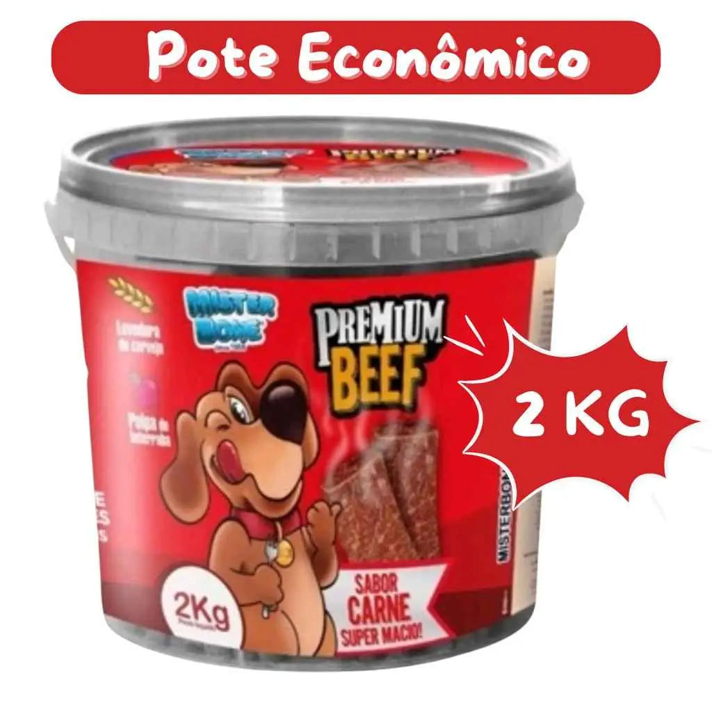 Bifinho Premium para Cães Sabor Irresistível e Saúde Bucal | Caprioli Inter petisco cachorro 2 Kg