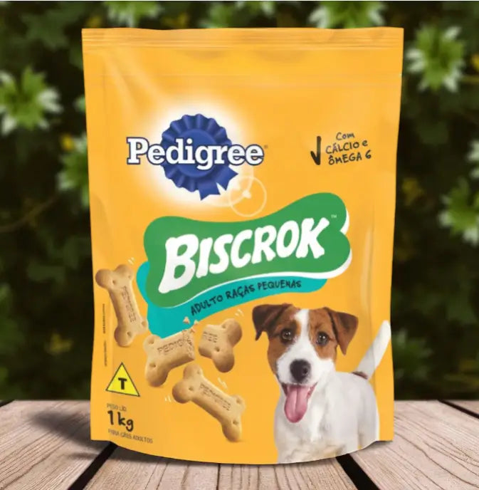 Biscoitos Pedigree Biscrok para Cães Pequenos – 1 Kg | Caprioli Shop petisco cachorro