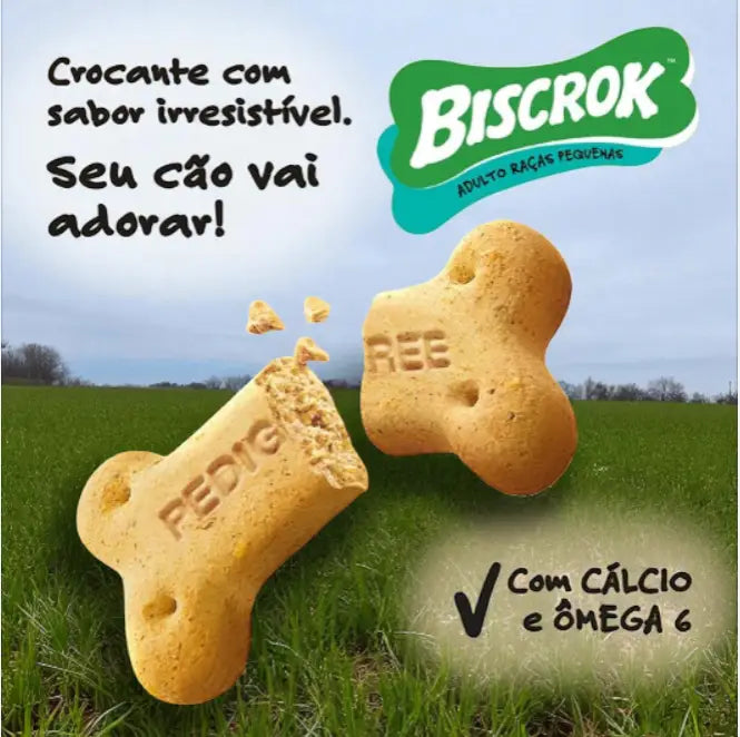 Biscoitos Pedigree Biscrok para Cães Pequenos – 1 Kg | Caprioli Shop petisco cachorro