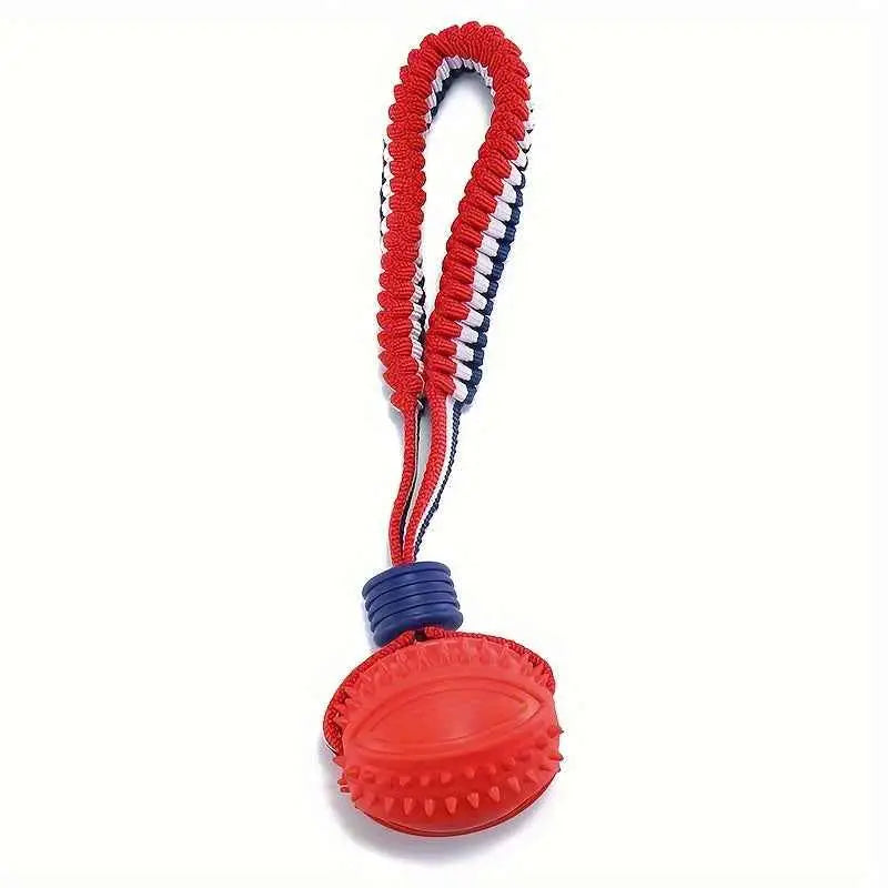 Bola de Brinquedo Resistente para Cães | Caprioli Shop brinquedos cães De Futebol Vermelha