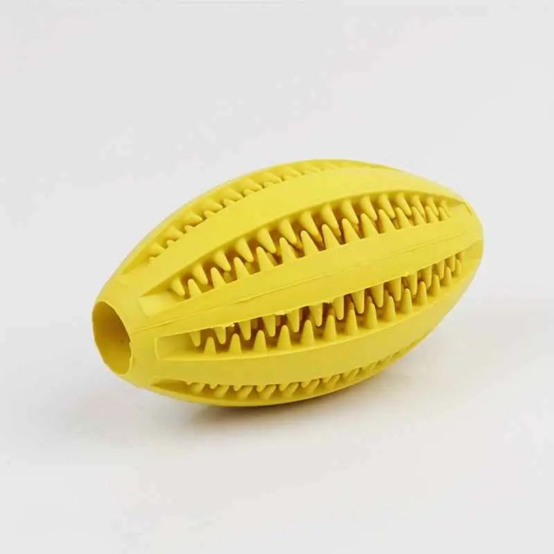Bola Interativa para Cães TPR Resistente e Colorida | Caprioli Shop brinquedos cães Amarelo