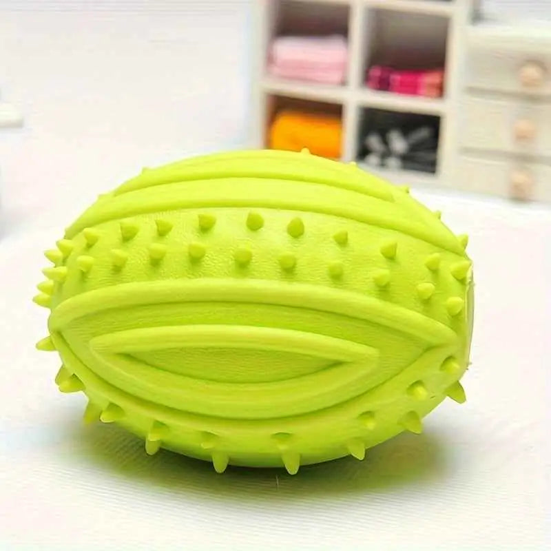 Bola de Rugby TPR para Cães Resistentes e Coloridas | Caprioli Shop brinquedo cães