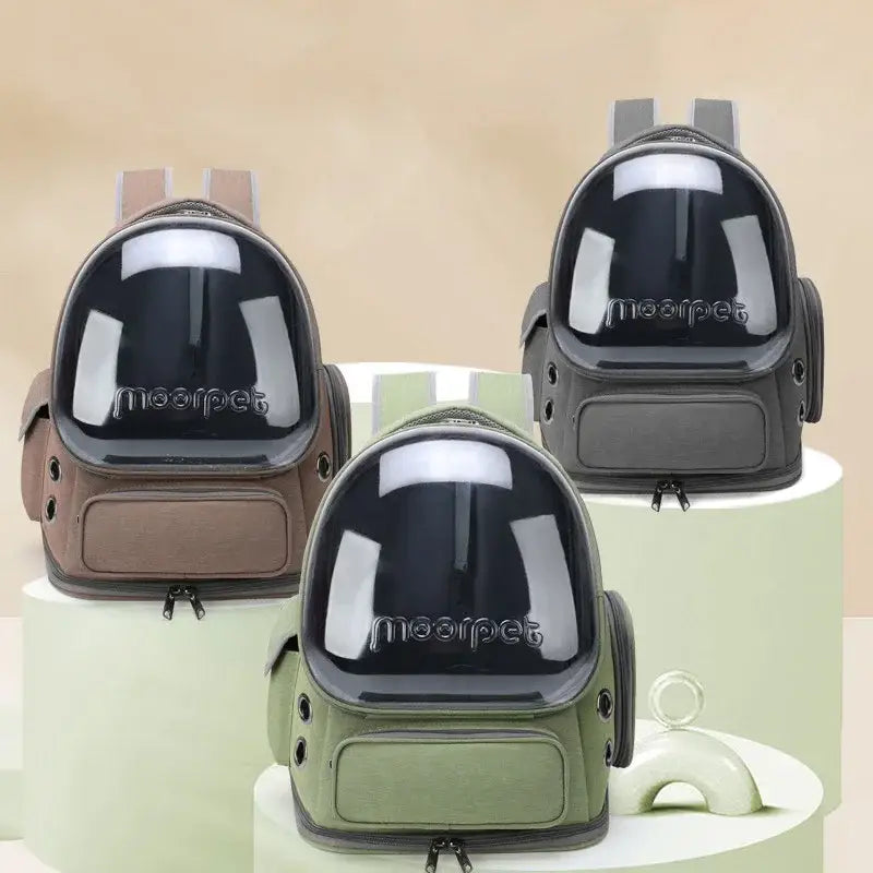 Bolsa Mochila Transparente para Gatos Resistente Ventilada Impermeável | Caprioli Shop transporte