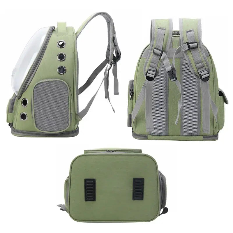Bolsa Mochila Transparente para Gatos Resistente Ventilada Impermeável | Caprioli Shop transporte