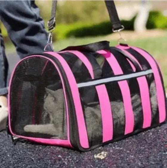 Bolsa Transporte para Gatos Respirável Conforto e Estilo | Caprioli Shop transporte gatos
