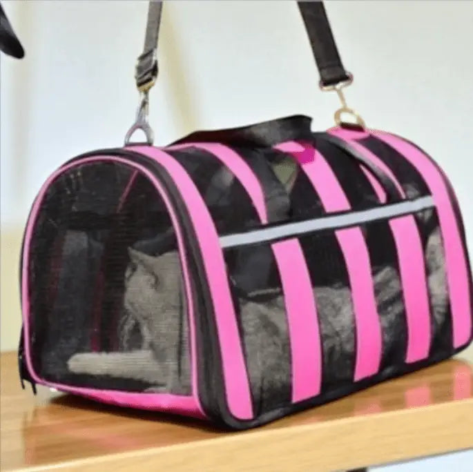 Bolsa Transporte para Gatos Respirável Conforto e Estilo | Caprioli Shop transporte gatos