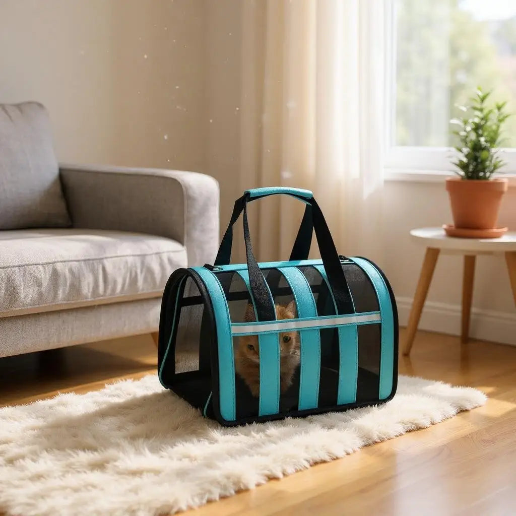 Bolsa Transporte para Gatos Respirável Conforto e Estilo | Caprioli Shop transporte gatos
