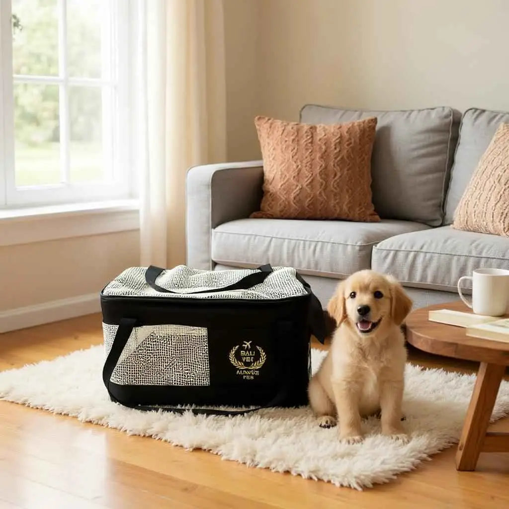 Bolsa de Transporte para Pets Conforto e Segurança | Caprioli Shop Caixa cachorro