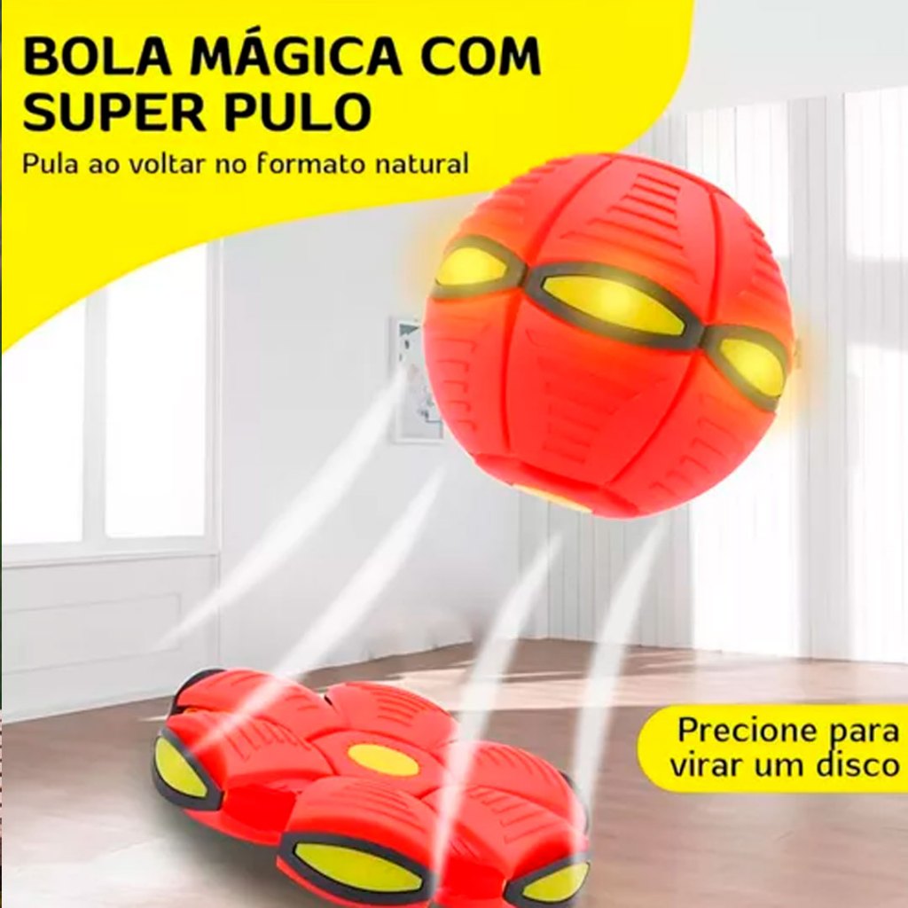 Bola Mágica Interativa para Cães - Diversão Luminescente | Caprioli