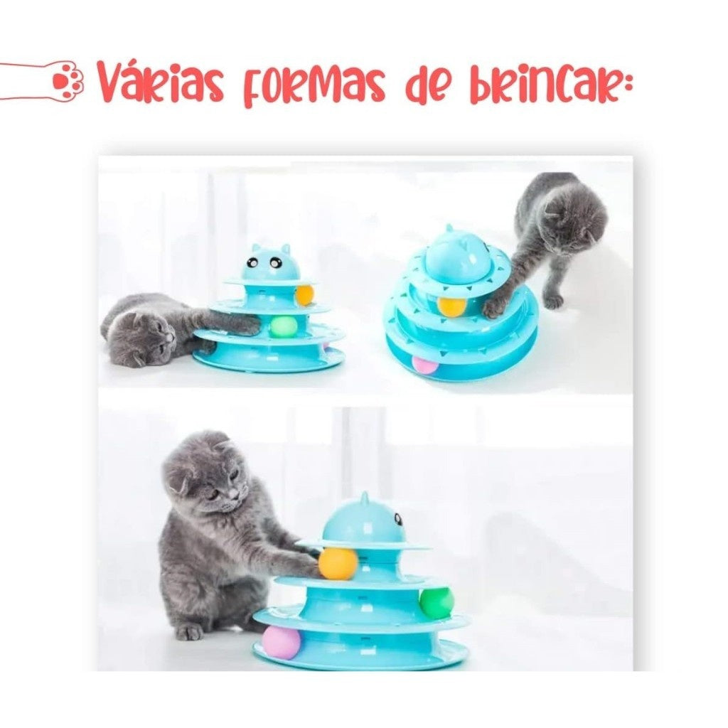 Torre Interativa para Gatos - Diversão e Estímulo | Caprioli