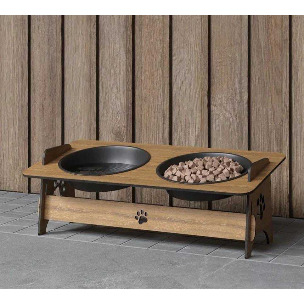 Comedouro Elevado em MDF para Pets - Conforto e Estilo | Caprioli