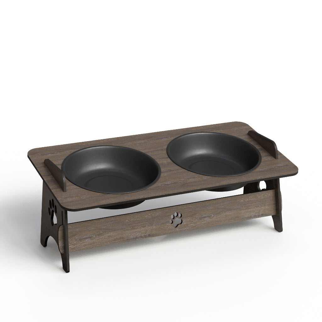 Comedouro Elevado em MDF para Pets - Conforto e Estilo | Caprioli