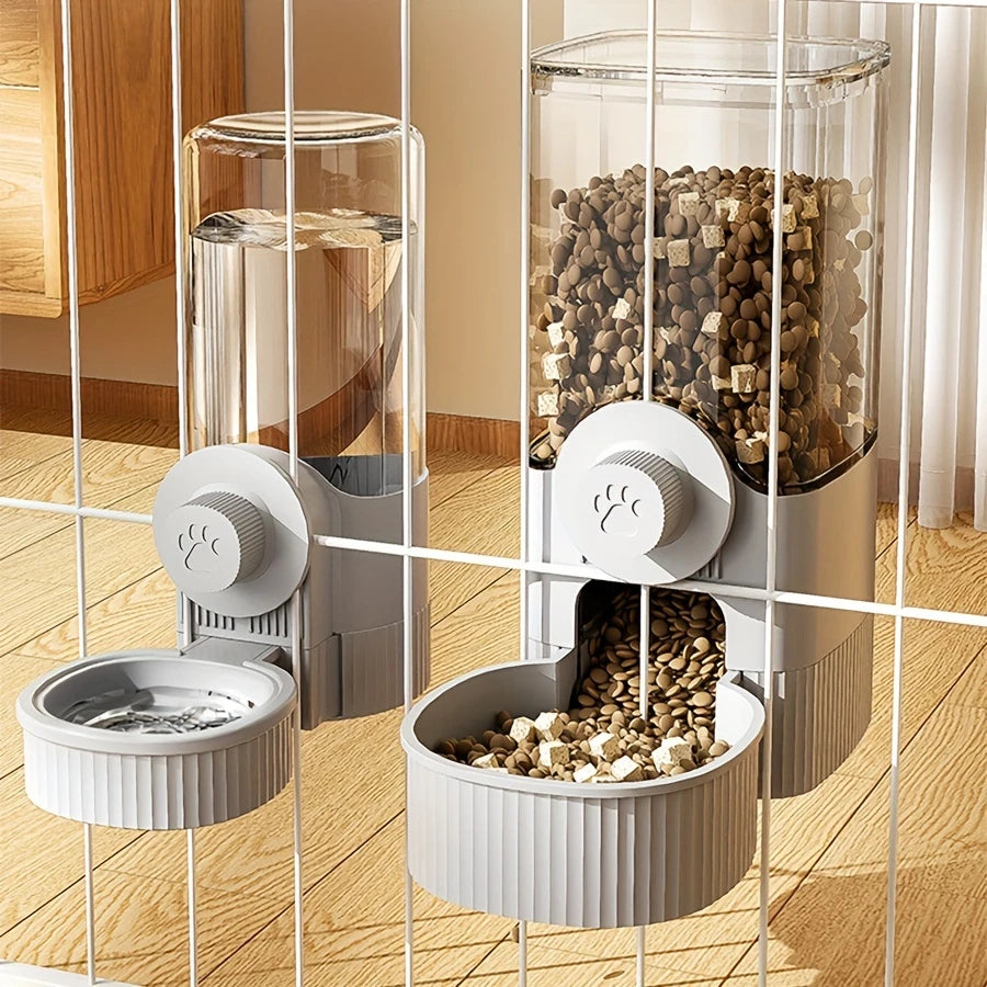 Alimentador e Bebedouro Suspenso Automático para Pets | Caprioli