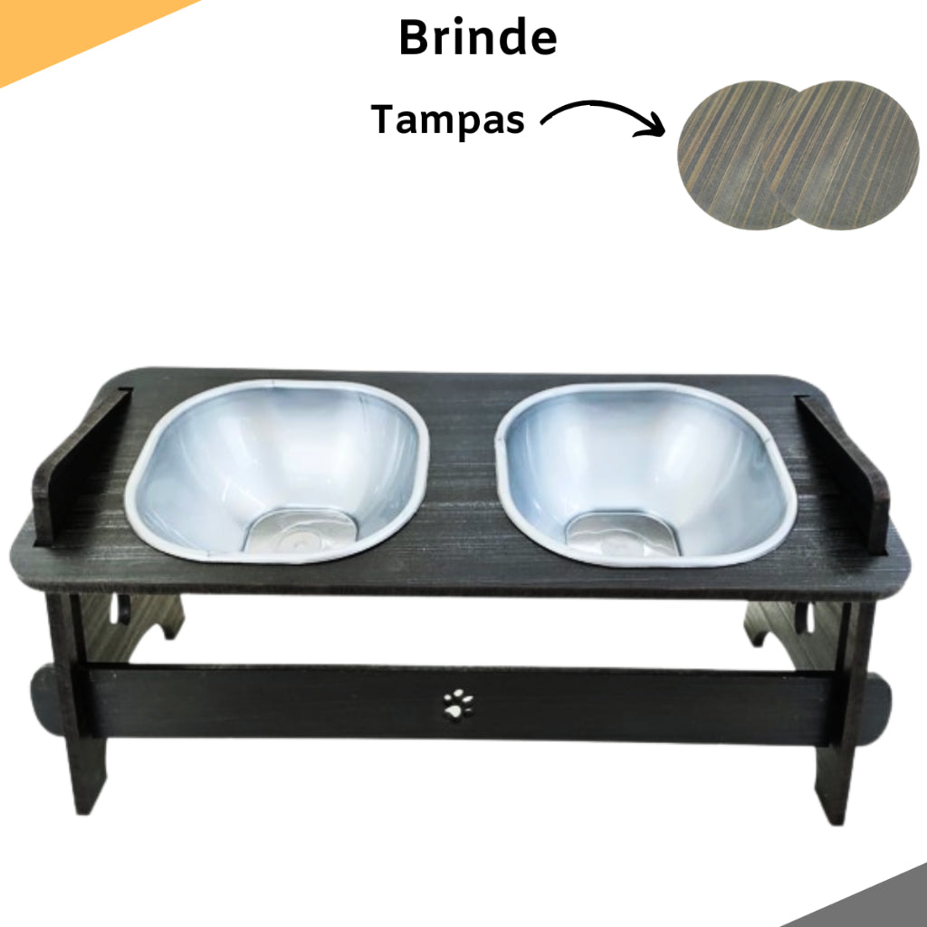 Comedouro Elevado para Pets - Conforto e Estilo | Caprioli