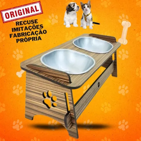 Comedouro Elevado para Pets - Conforto e Estilo | Caprioli