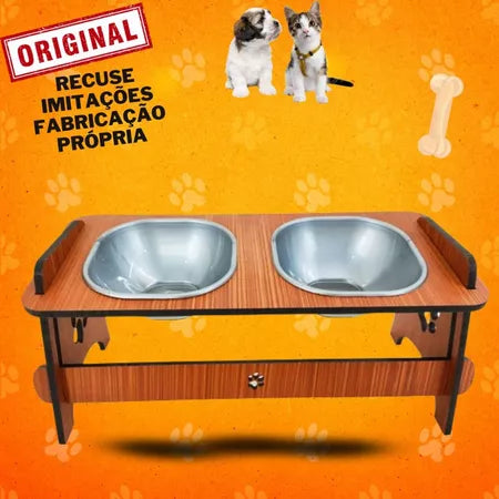 Comedouro Elevado para Pets - Conforto e Estilo | Caprioli
