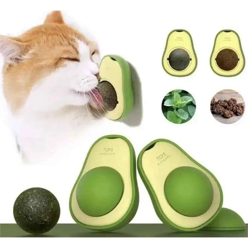 Brinquedo Abacate Interativo com Catnip Diversão para Gatos | Caprioli Shop brinquedos cães