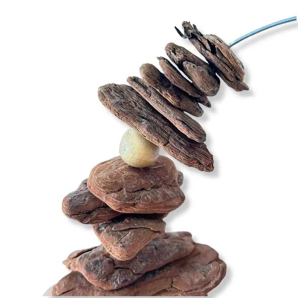 Brinquedo Balanço para Calopsita e Periquito Casca de Pinus Natural | Caprioli Shop brinquedo acessórios pássaros