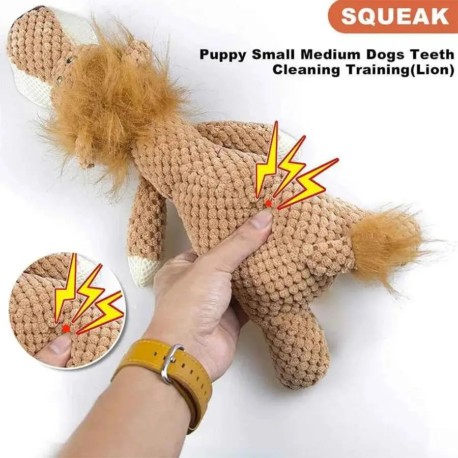 Brinquedo Interativo para Cães Pelúcia Resistente e Divertido | Caprioli Inter brinquedo cães