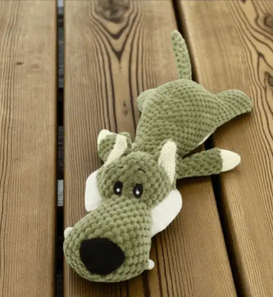 Brinquedo Interativo para Cães Pelúcia Resistente e Divertido | Caprioli Inter brinquedo cães Wolf
