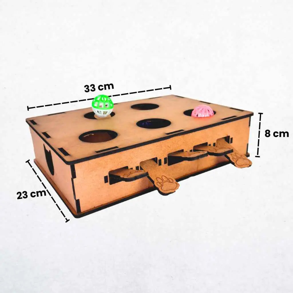 Brinquedo Interativo para Gatos Piano MDF Diversão Premium | Caprioli Shop brinquedos gatos