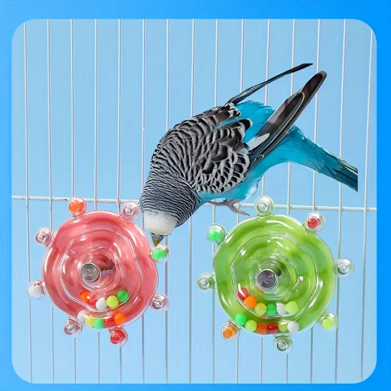Brinquedo Interativo Giratório para Pássaros | Caprioli Shop Brinquedos e acessórios passaros