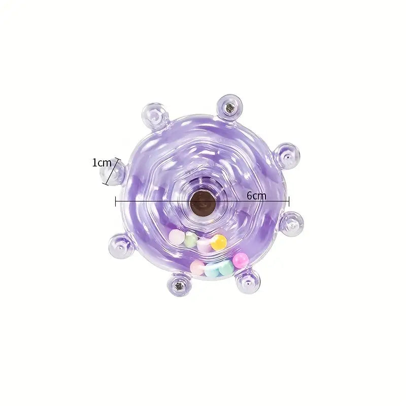 Brinquedo Interativo Giratório para Pássaros | Caprioli Shop Brinquedos e acessórios passaros Roxo