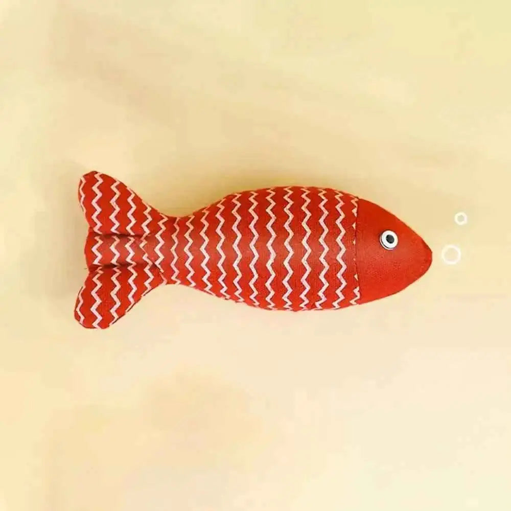 Brinquedo Interativo Peixe para Gatos Diversão e Relaxamento | Caprioli Shop brinquedos gatos red