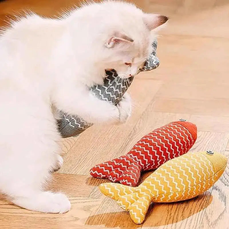 Brinquedo Interativo Peixe para Gatos Diversão e Relaxamento | Caprioli Shop brinquedos gatos