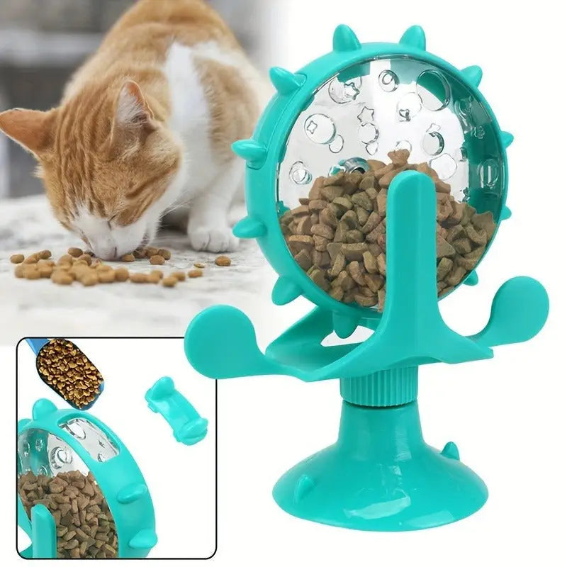 Brinquedo Interativo Quebra cabeça Gato Alimentador Lento | Caprioli Inter comedouro para gatos