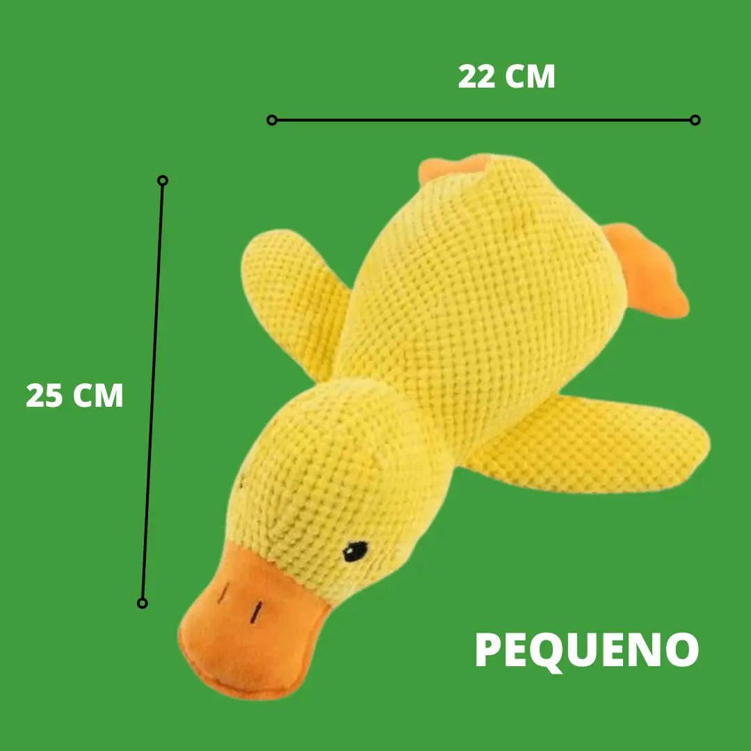 Brinquedo de pelúcia pato para cães Conforto e diversão | Caprioli Inter brinquedo